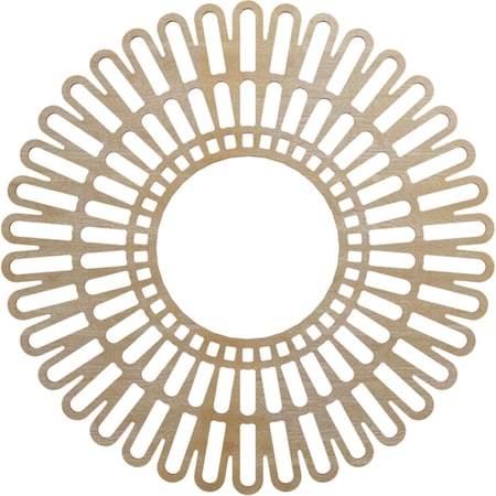 Ekena Millwork Cornelius Wood Fretwork Pierced Ceiling Medallion, Hickory, 22"OD x 8 1/8"ID x 1/4"T CMWP22X0250CRHI